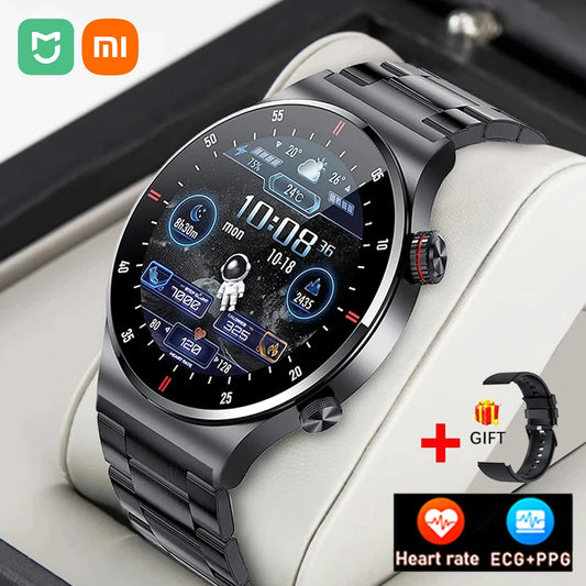 Xiaomi  2023 Bluetooth Call Smart Watch Men Full Screen Bracelet ECG+PPG Health Monitor Smartwatch for IOS Android Women